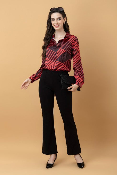 Geometric Print Classic Shirt