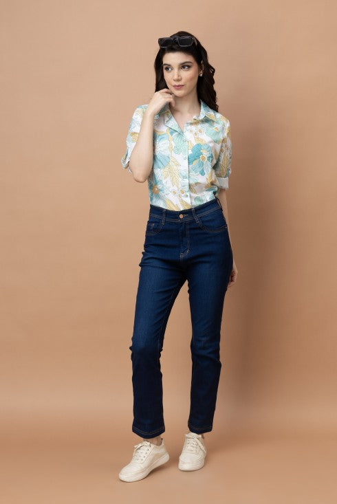 Floral Linen Shirt