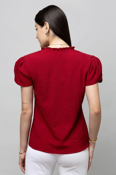Petal Sleeves Top