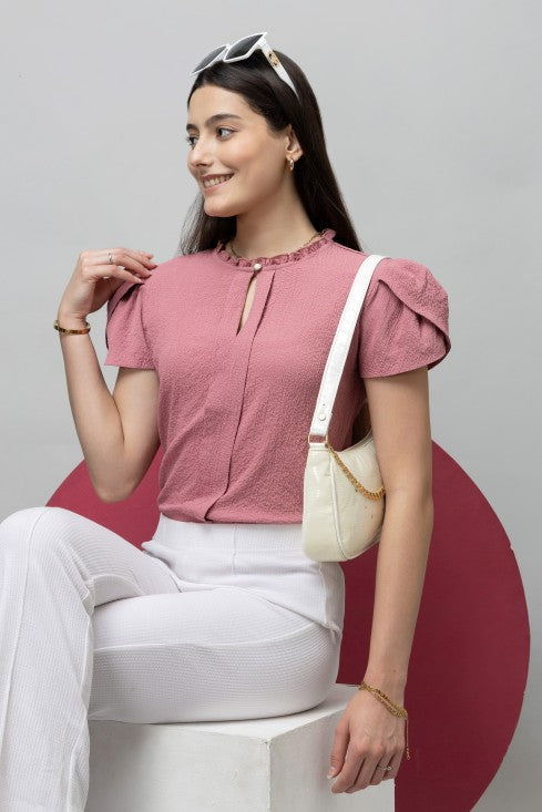 Petal Sleeves Top