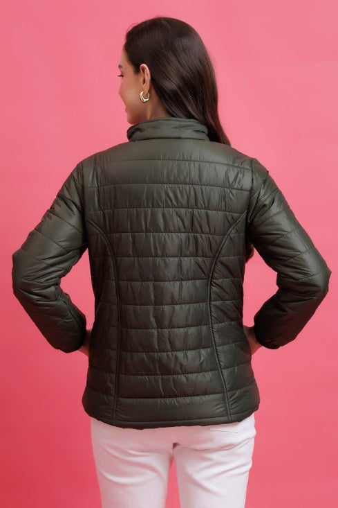 Quilted Zipper Jacket