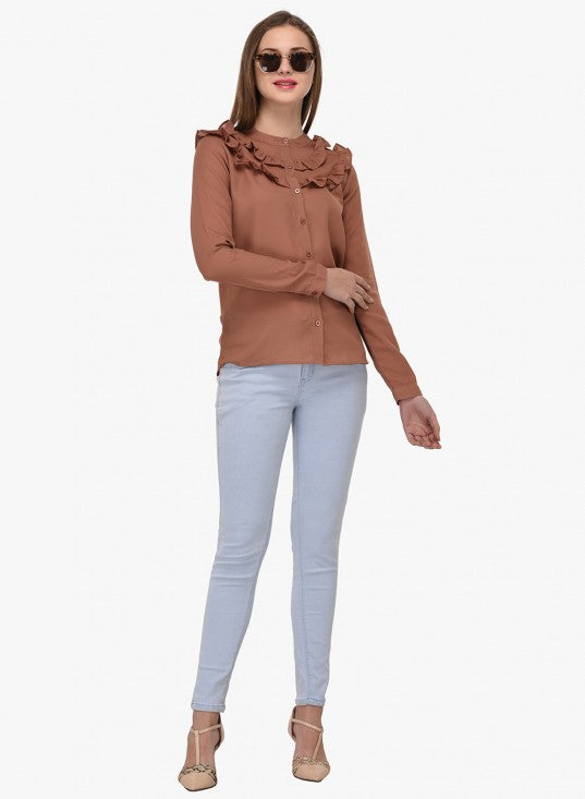 Double yoke shirt