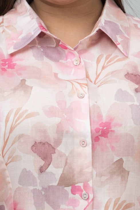 Floral Linen Shirt