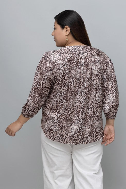 Animal Print Top
