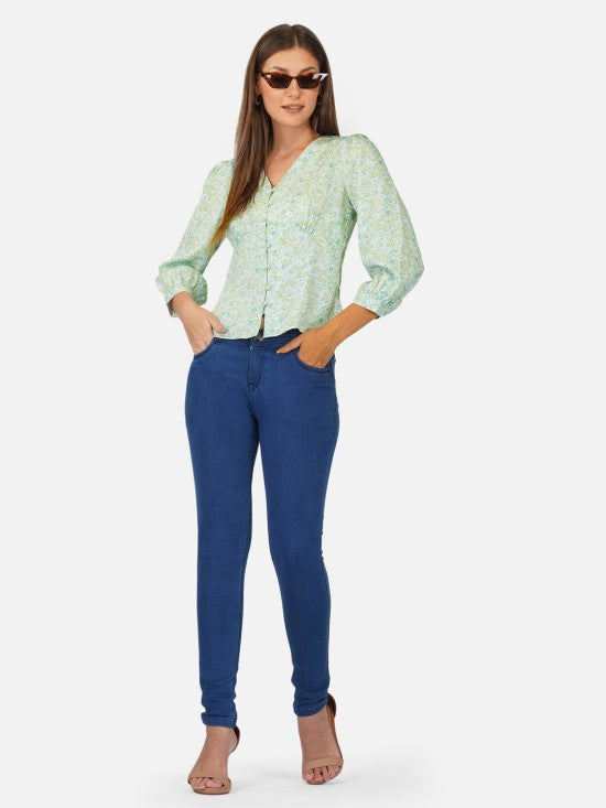 Collarless Shirt