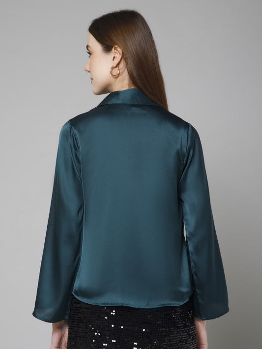 Casual Satin Shirt