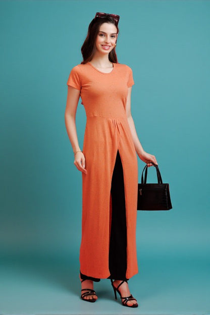 Knitted Longline Top