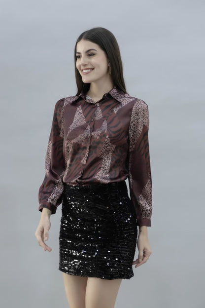 Casual Satin Shirt