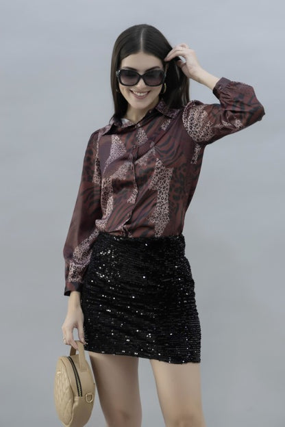 Casual Satin Shirt