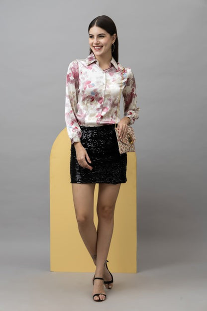 Casual Satin Shirt