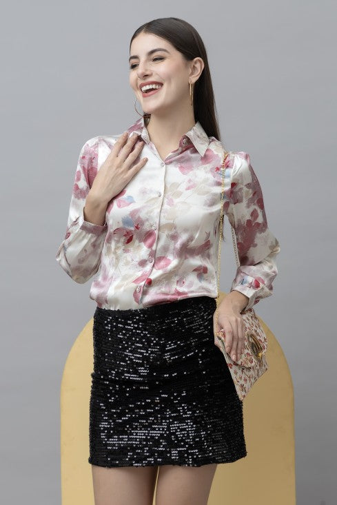 Casual Satin Shirt