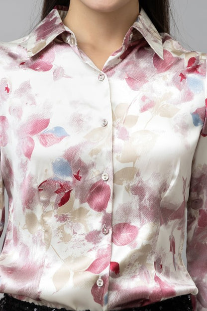 Casual Satin Shirt