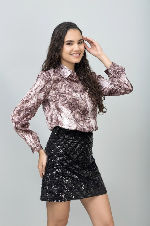 Casual Satin Shirt