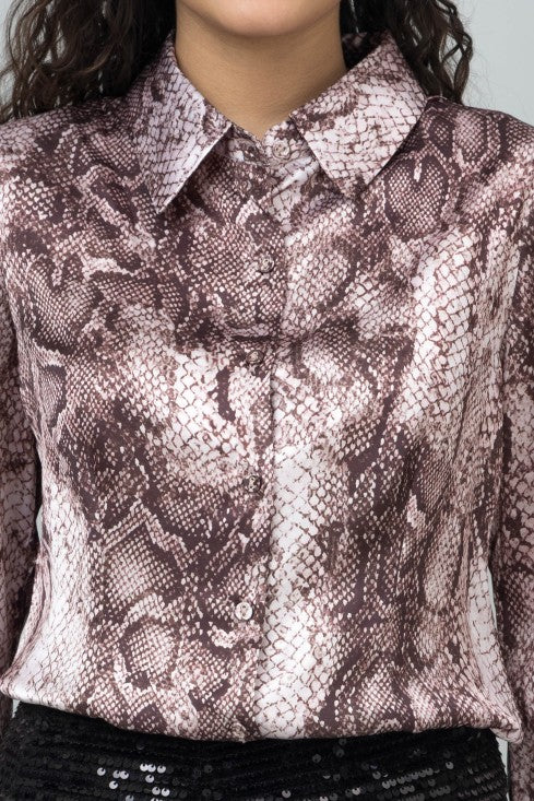 Casual Satin Shirt