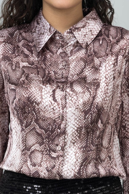 Casual Satin Shirt