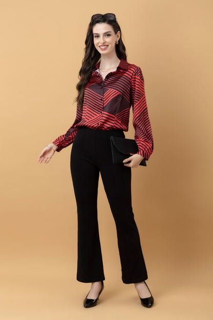Geometric Print Classic Shirt