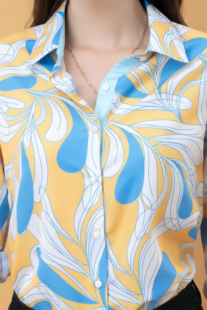 Casual Printed Rayon Shirt