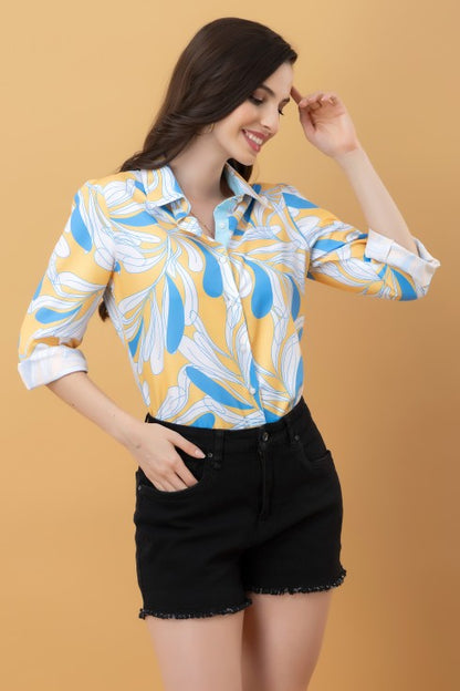 Casual Printed Rayon Shirt
