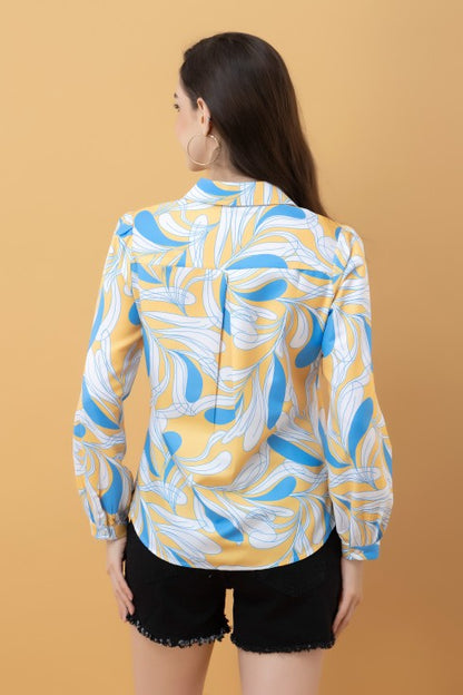 Casual Printed Rayon Shirt