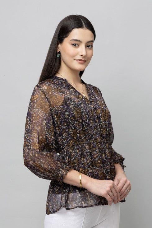 Cinched Waist Top
