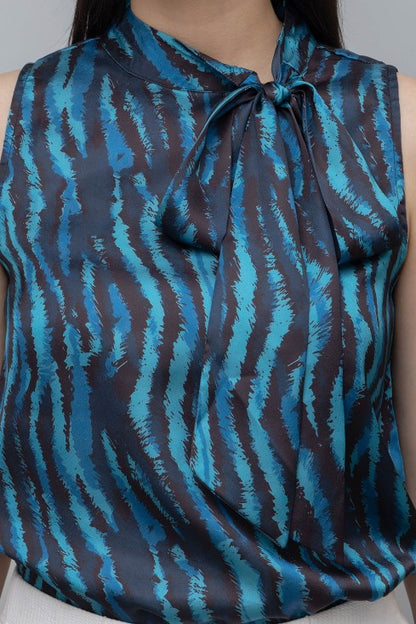 Tie-Up Neck Top