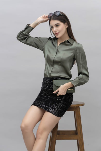 Satin Casual Shirt