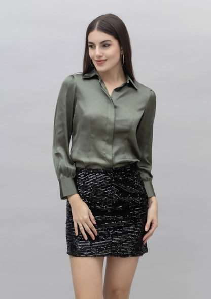 Satin Casual Shirt