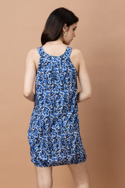 Printed Mini Dress