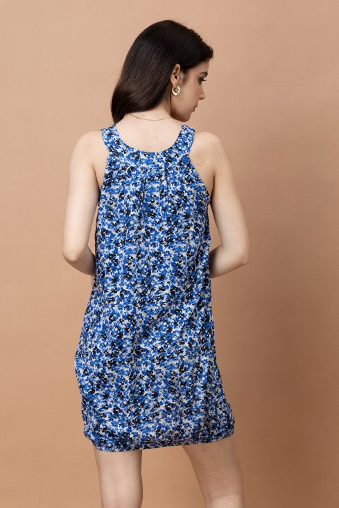 Printed Mini Dress