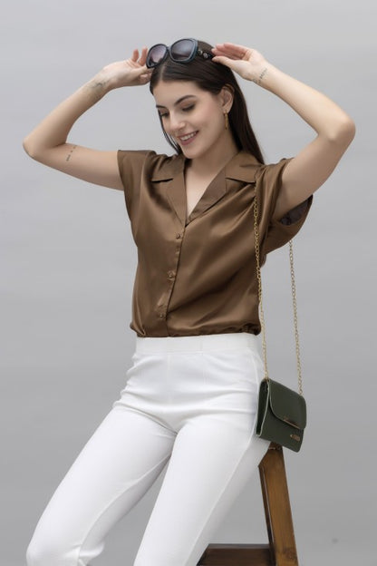 Satin Casual Shirt