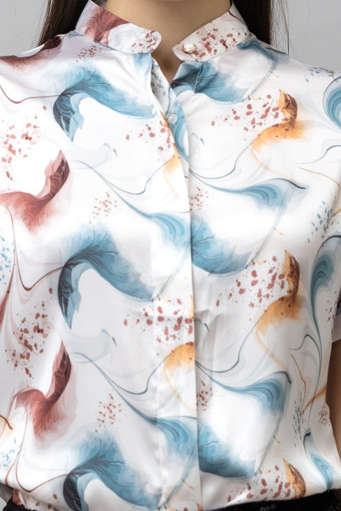 Casual Satin Shirt