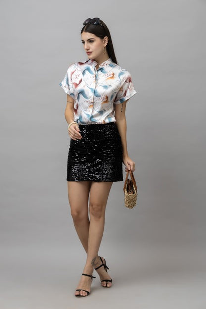 Casual Satin Shirt