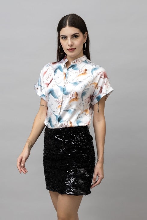 Casual Satin Shirt