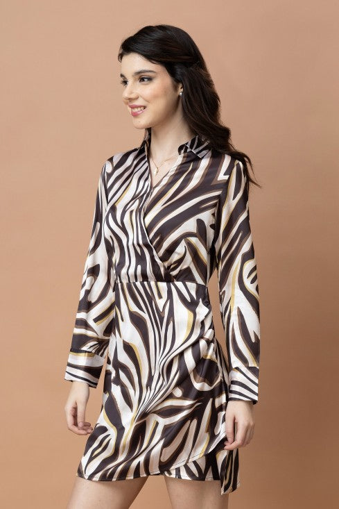 Satin Mini Dress