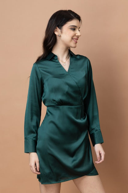 Satin Mini Dress