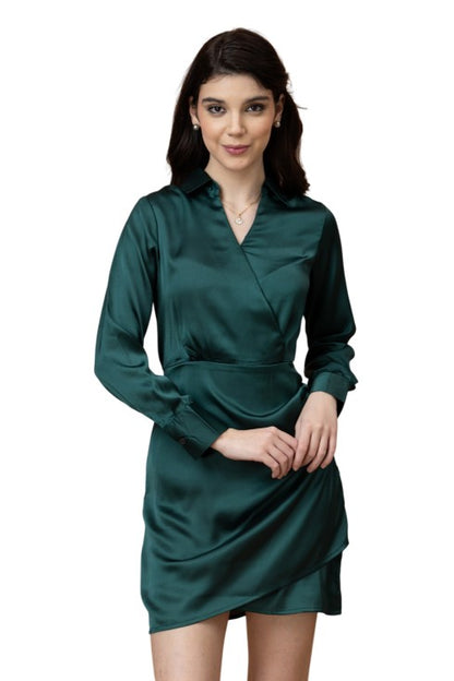 Satin Mini Dress