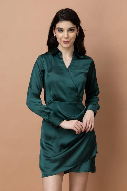Satin Mini Dress