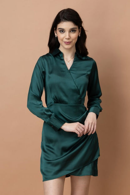 Satin Mini Dress