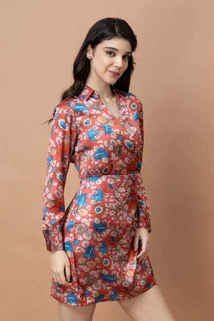 Satin Mini Dress