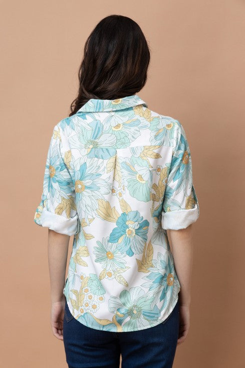 Floral Linen Shirt