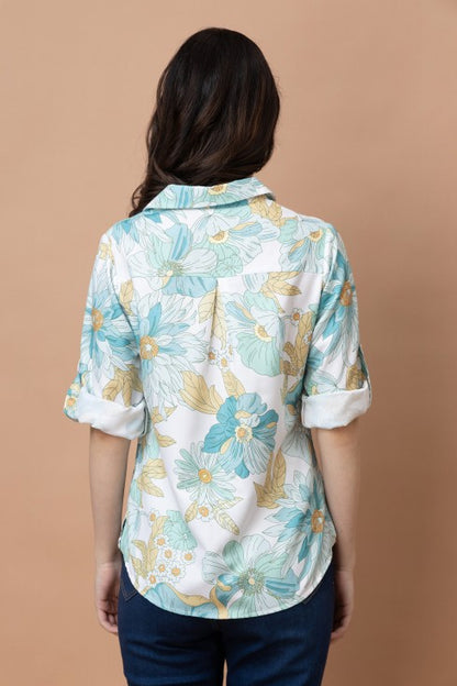 Floral Linen Shirt