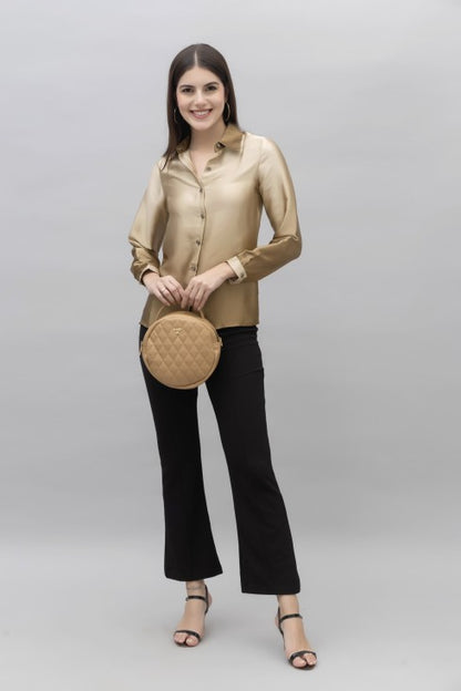 Ombre Casual Satin Shirt