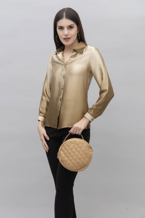 Ombre Casual Satin Shirt
