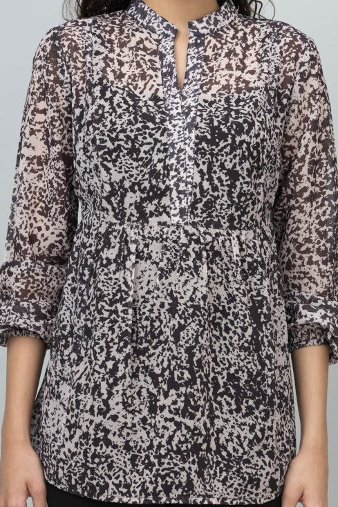 Cinched Waist Casual Top