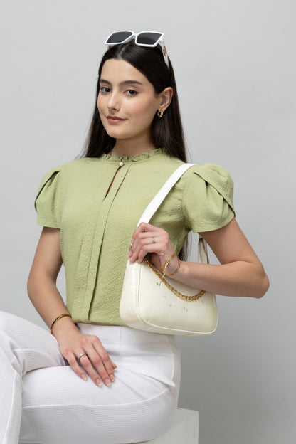 Petal Sleeves Top