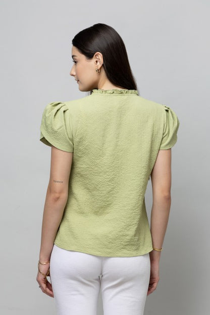 Petal Sleeves Top