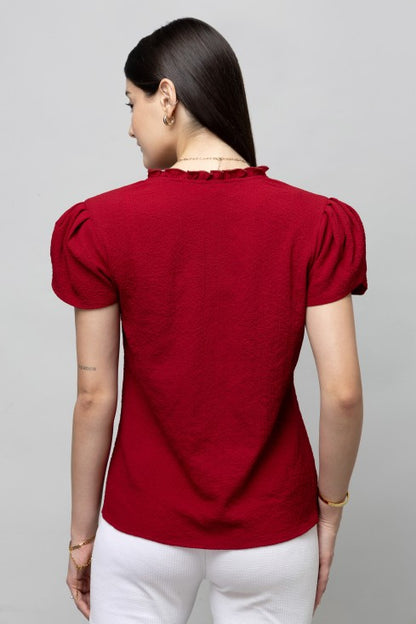 Petal Sleeves Top