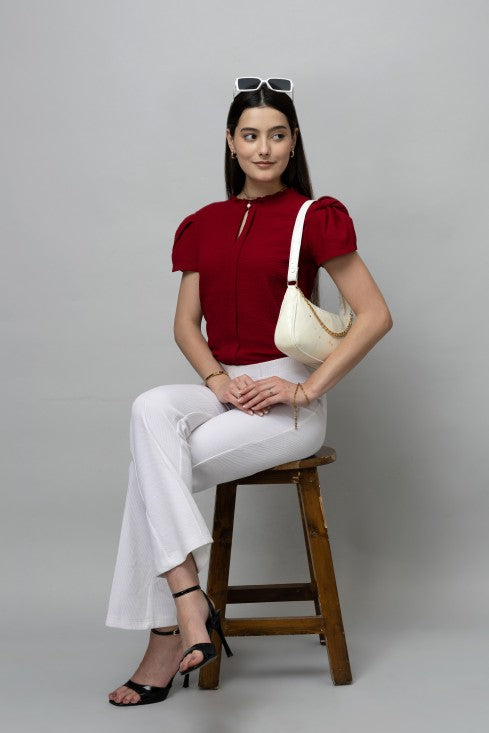 Petal Sleeves Top