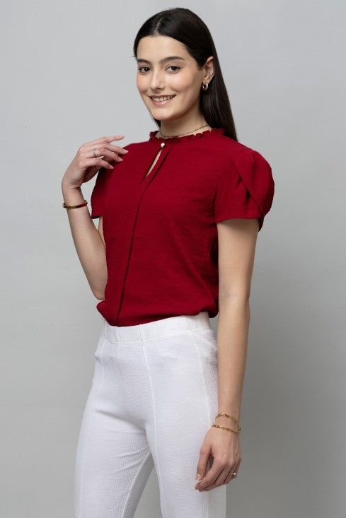 Petal Sleeves Top