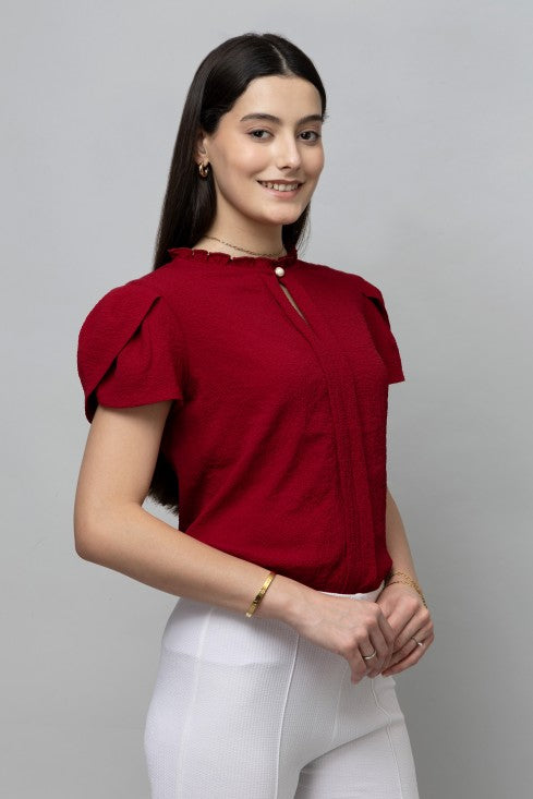 Petal Sleeves Top